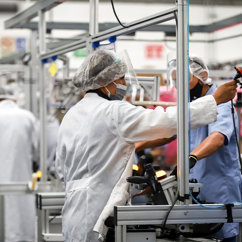 manufactory Capabilities Workers in an automotive plants manufacturing plant
