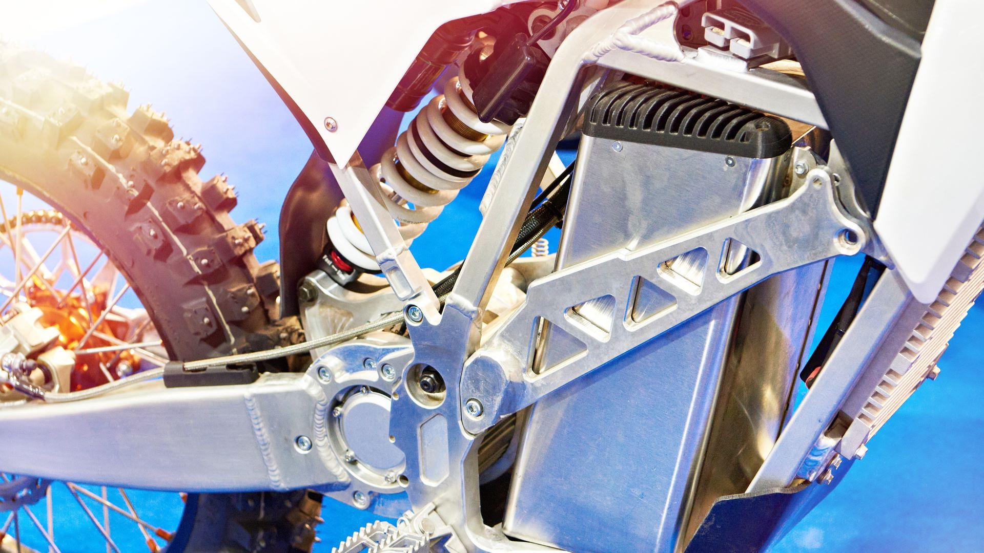 Electric motorcycle battery