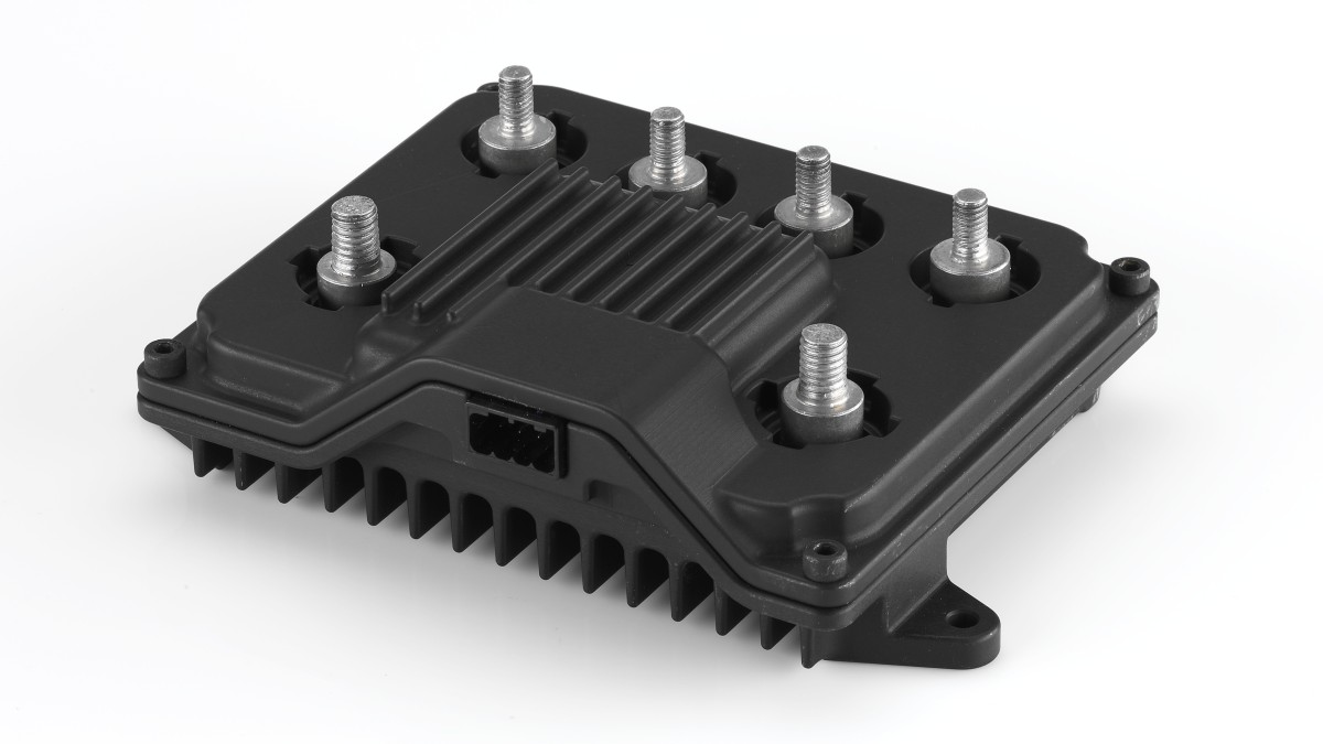 Junction Box Low-voltage junction box with terminals for connecting the energy source and electrical consumers